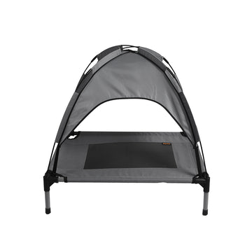 PaWz Pet Trampoline Bed Dog Cat Elevated Hammock With Canopy Raised Heavy Duty M PaWz